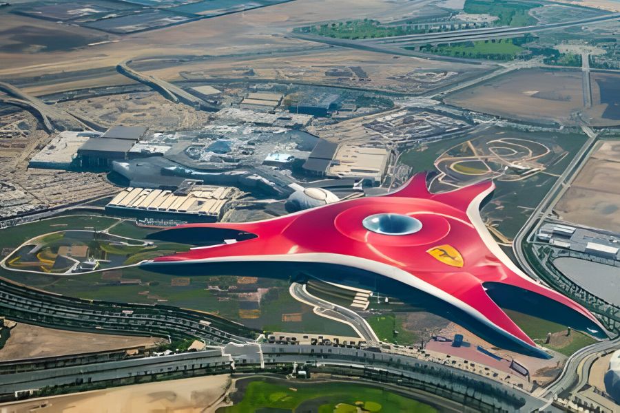 Attractions at Abu Dhabi Ferrari World